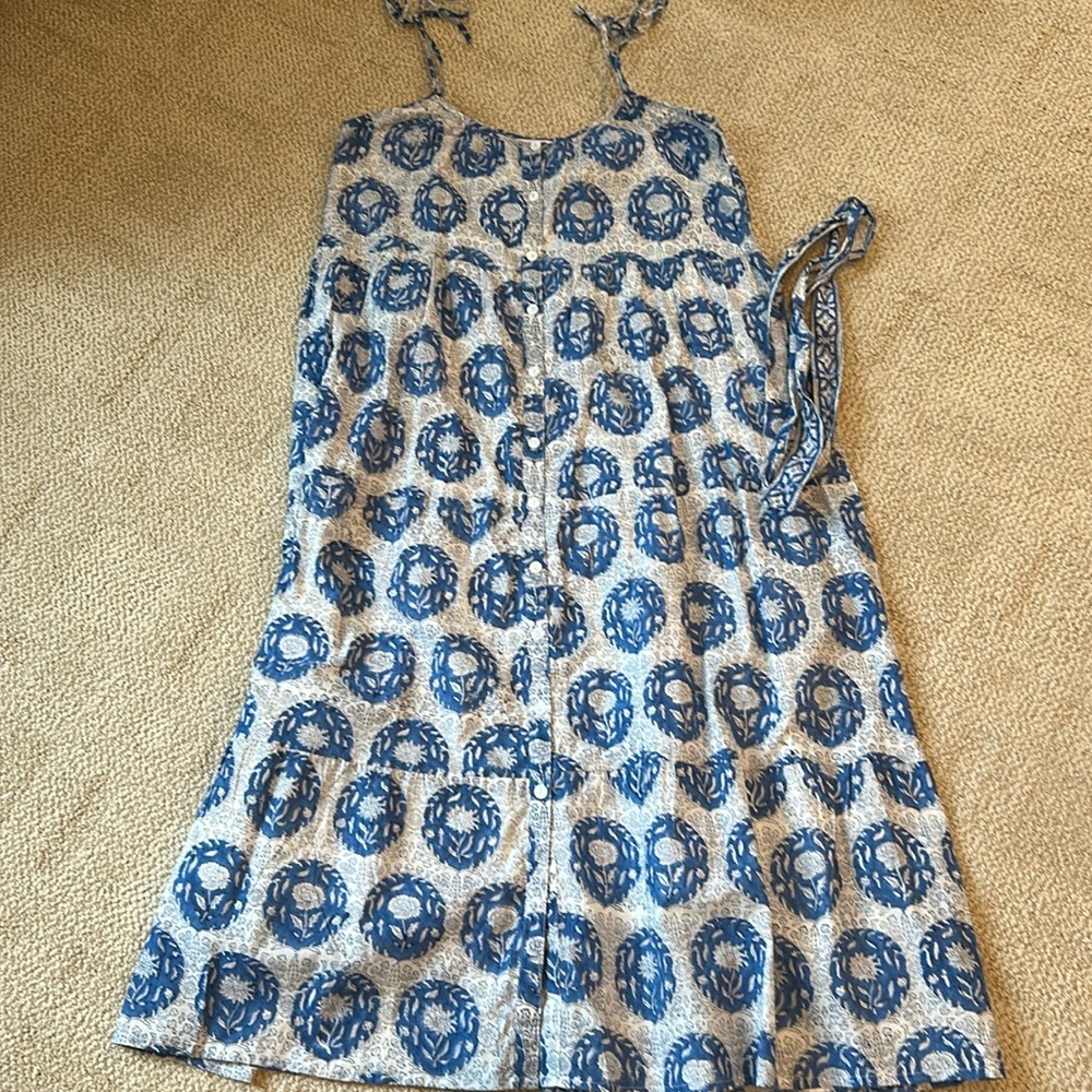 Marea by Liz Joy, Midi Summer Dress with Belt, size M